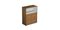 Шкаф для документов с файловыми ящиками Profiquadro. КВ 321 БН
