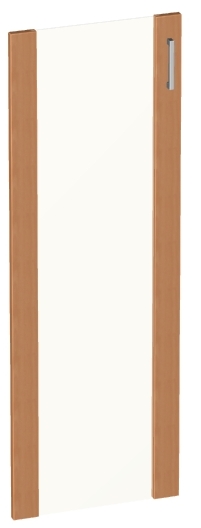 Дверь стекло в рамке ЛДСП средняя (2 шт)