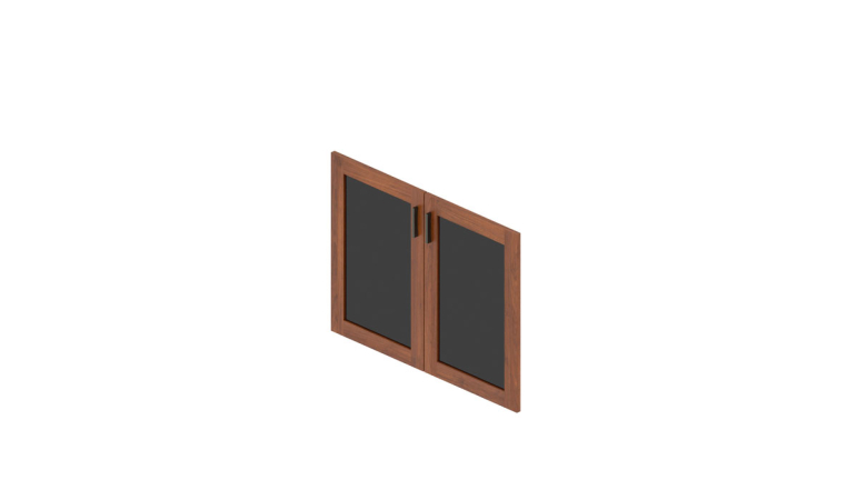 Двери стеклянные в ЛДСП раме Ot-07.2