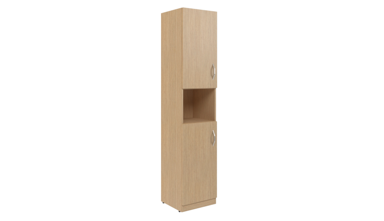 Шкаф колонка с 2-мя глухими малыми дверьми SR-5U.4(L/R)