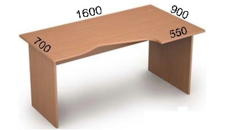 Стол криволинейный 2С.020(лев)