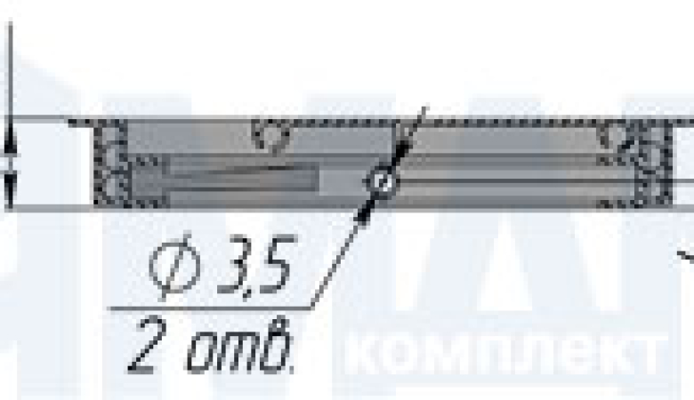 Заглушка кабель-канала, алюминиевая, 100х100 мм 2113.101.S
